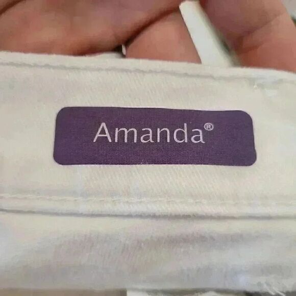 Gloria Vanderbilt Women's Amanda White Cotton/Spandex Jeans NEW - Picture 10 of 11